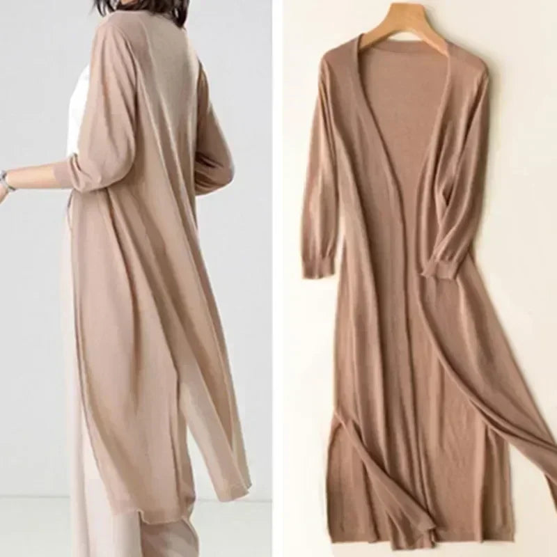 Evelyn Long Cardigan