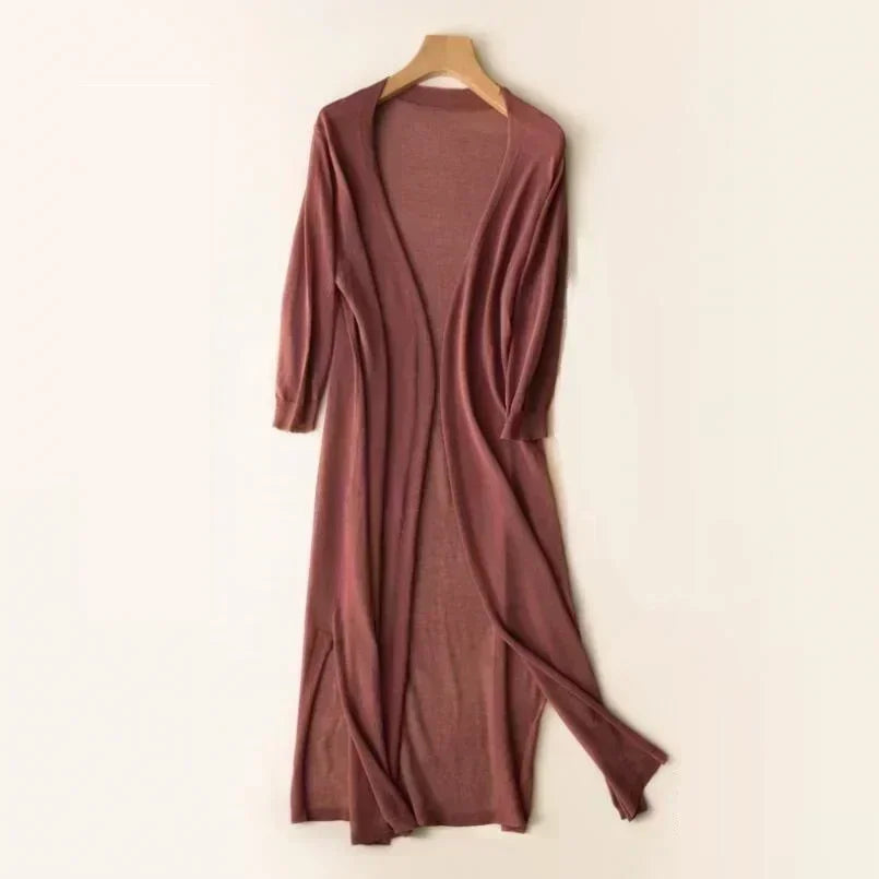 Evelyn Long Cardigan