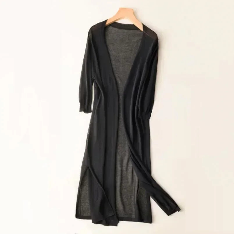 Evelyn Long Cardigan