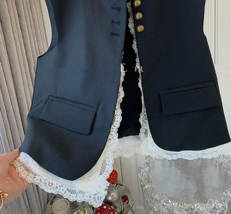 Grace Lace Waistcoat